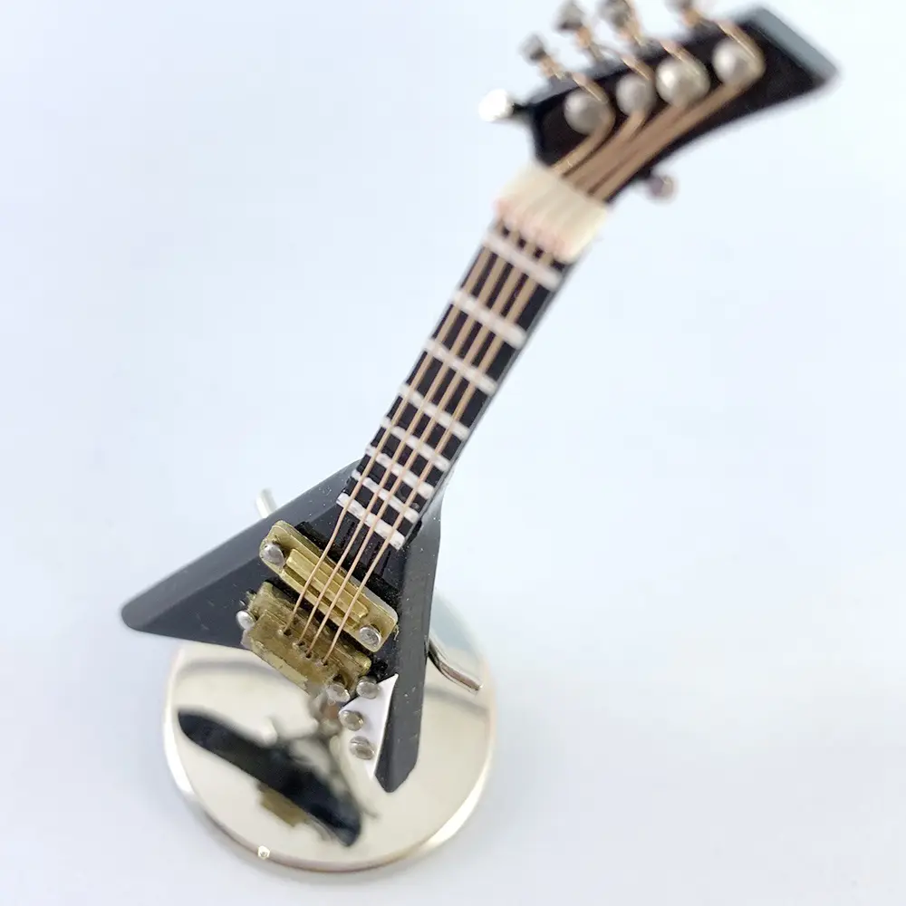 Black V-shape Electric Guitar 2 Black V shape Electric Guitar 04