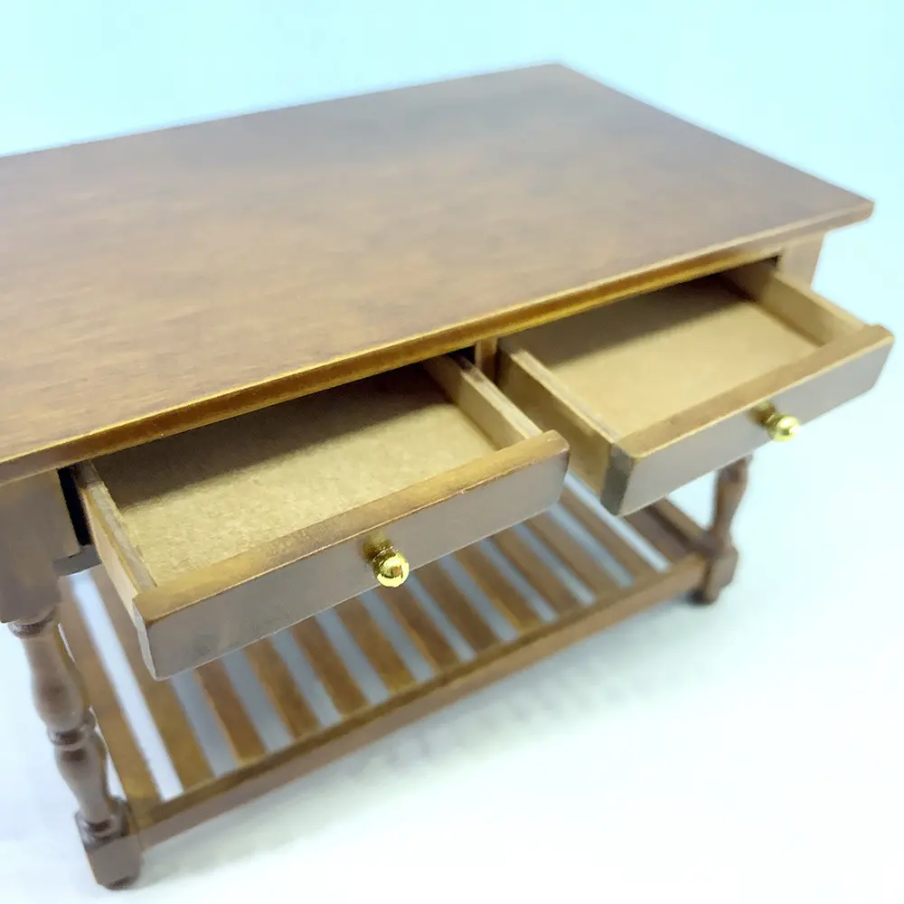 Brown Coffee Table w 2 Drawers 3 Brown Coffee Table w 2 Drawers 03