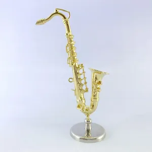 Golden Saxophone Miniature Model