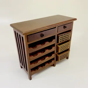 Miniature Wine Cupboard Model 04