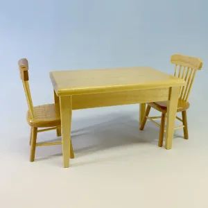 Wooden Dinner Table 2 Chairs